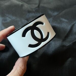 Authentic Chanel Logo Cuff